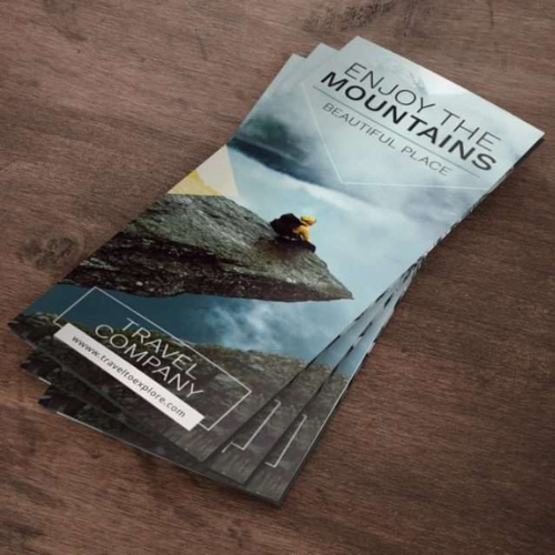 Customized DL Folded 6 Page Brochure(99*210)