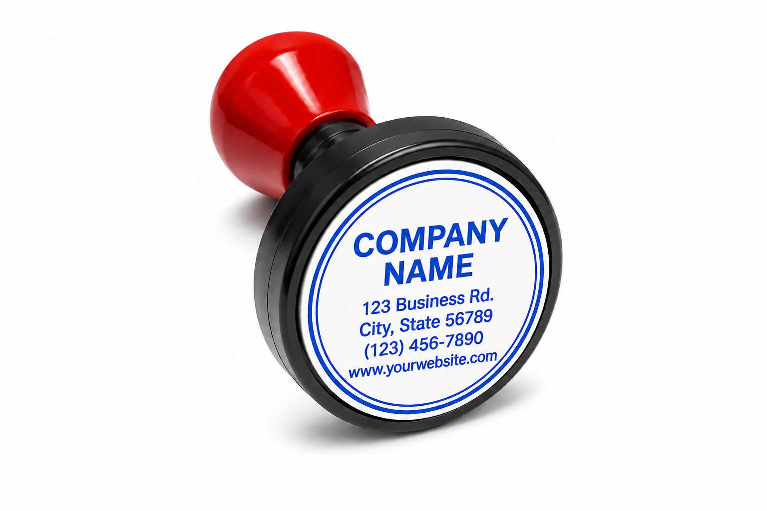 Pre-ink Round Stamp
